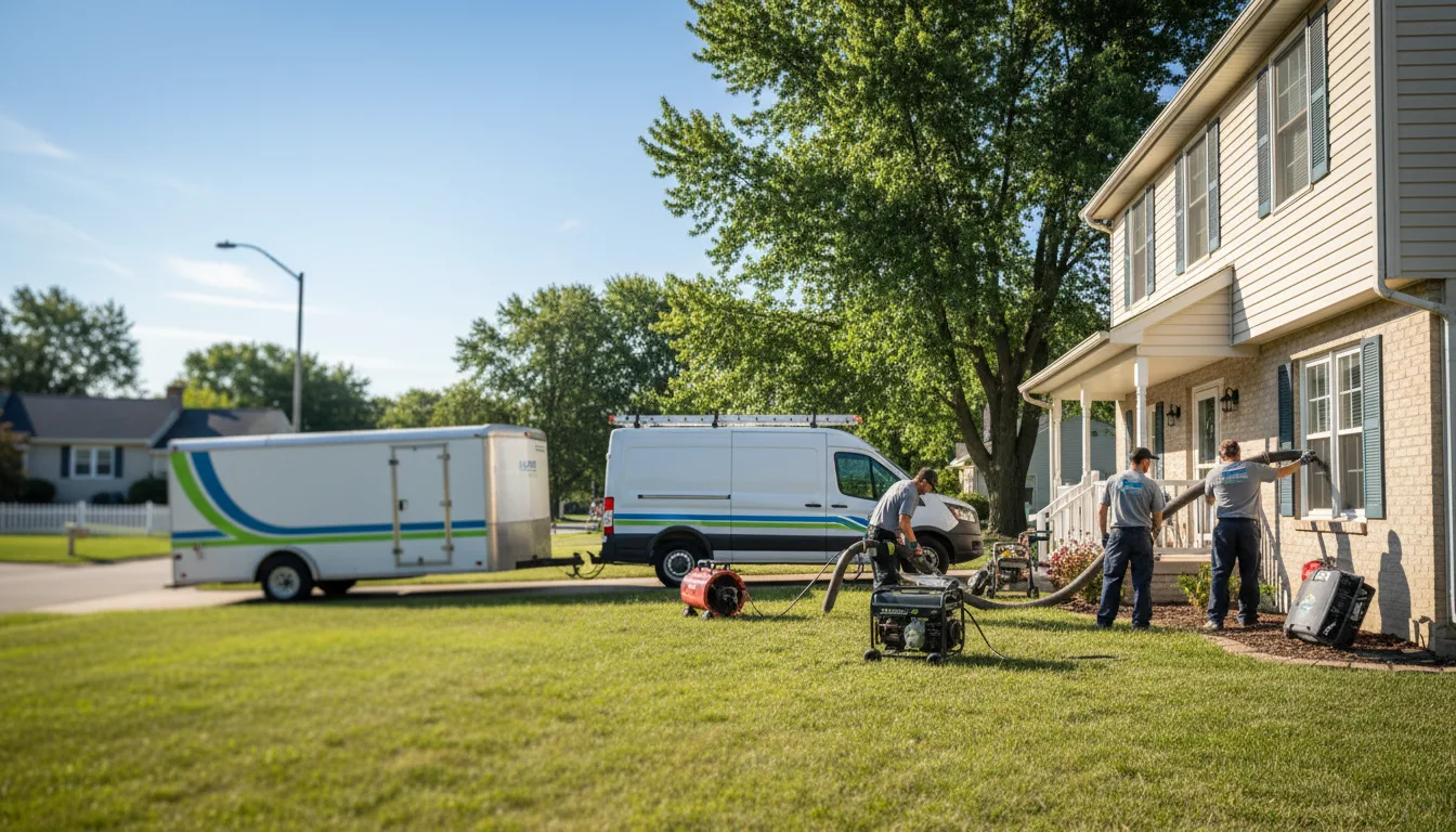 Flooded Basement Restoration And Cleanup With Repair in Oquawka, IL near me